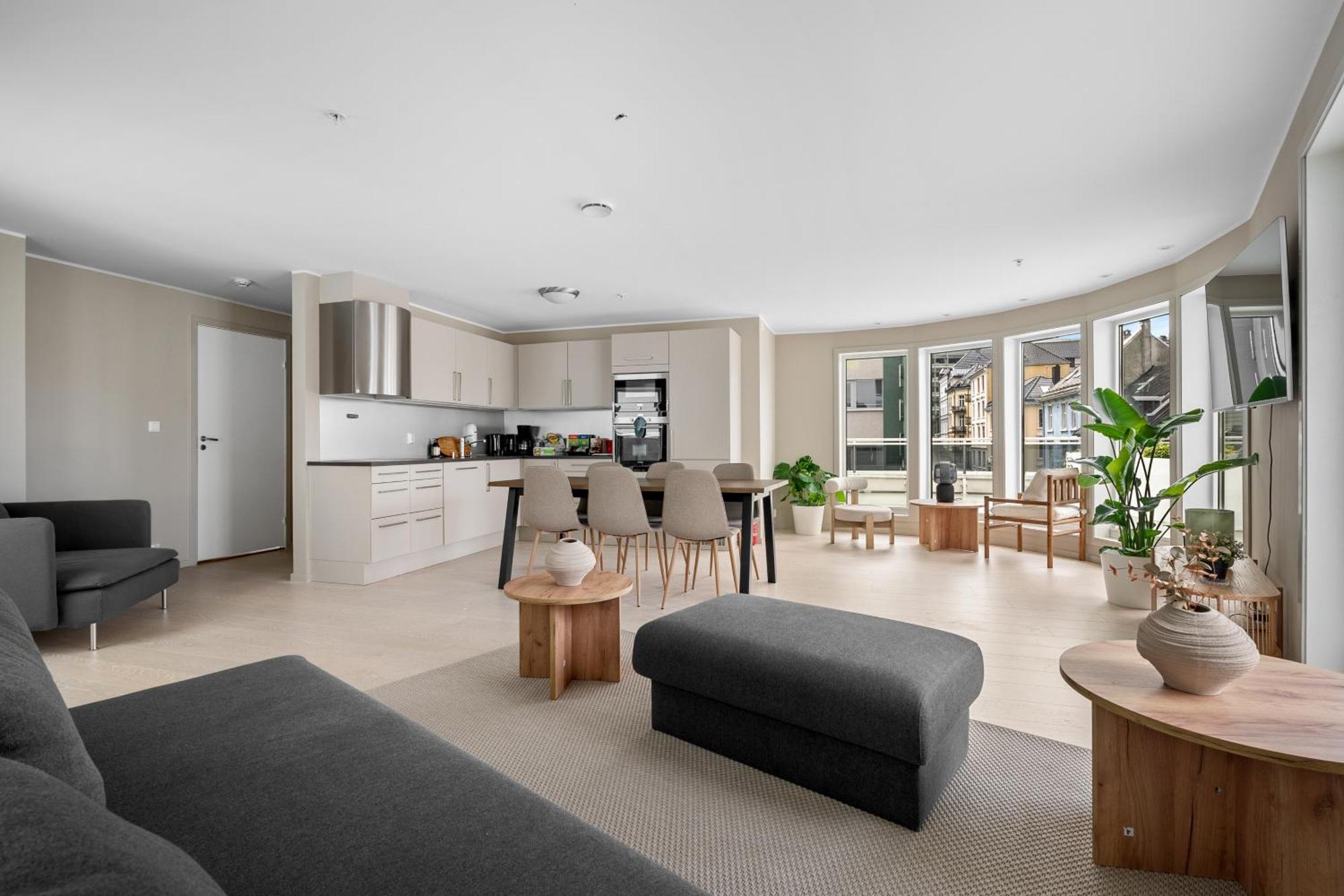 Stay L Urban - Spacious Apartment With Private Terrace Bergen Kültér fotó